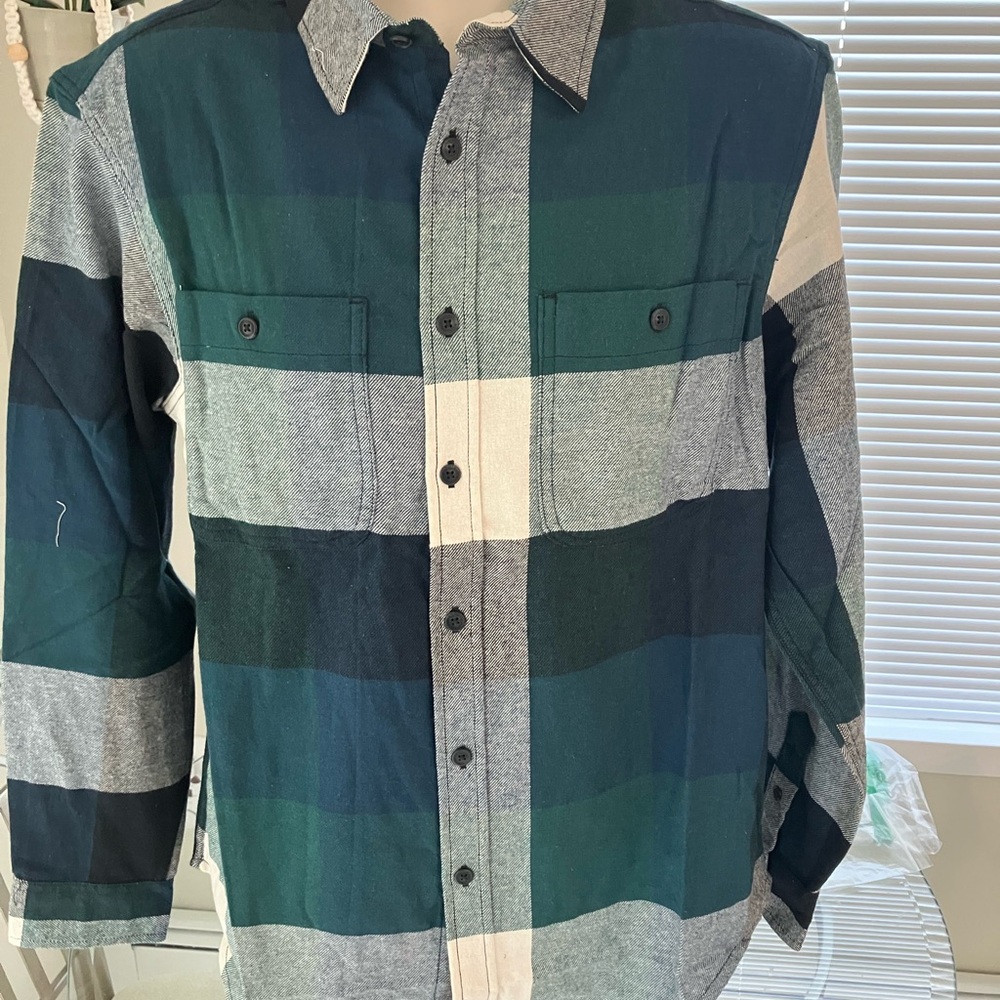 OLD NAVY Men's Plaid Button-Up Shirt